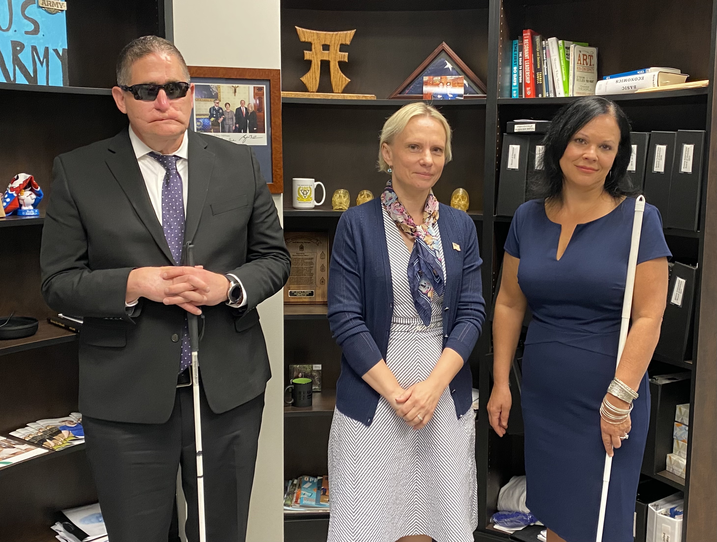 Lise Pace (R) and Jeff Mittman (L) with Congresswoman Victoria Spartz